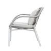 TIAH LOUNGE CHAIR | OUTDOORS | SILVER WHITE - Green Design Gallery