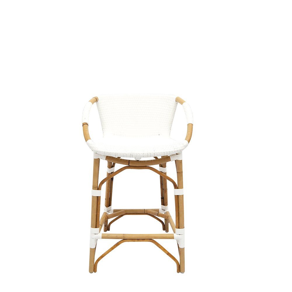 TIDE BARCHAIR / WHITE + NATURAL - Green Design Gallery