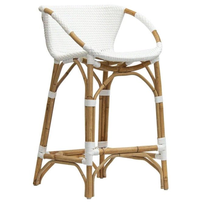 TIDE BARCHAIR / WHITE + NATURAL - Green Design Gallery
