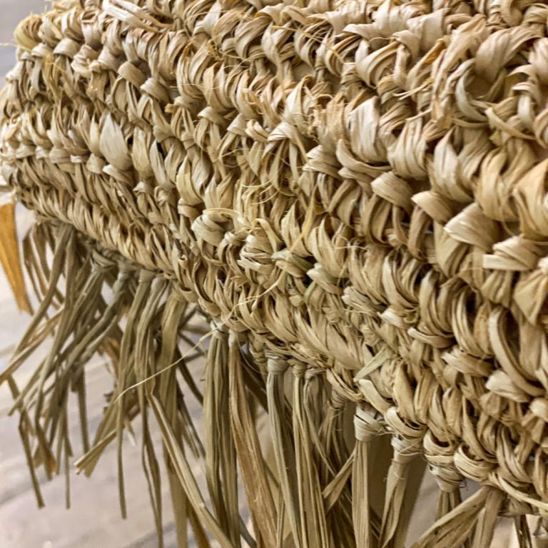 TILOS TEAK FRINGE BENCH | IN-OUTDOORS - Green Design Gallery