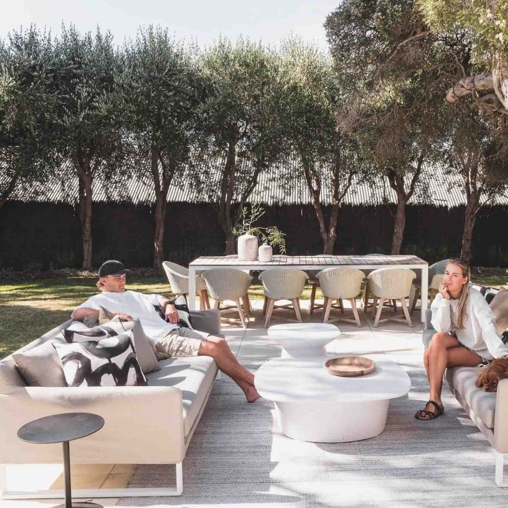 TORA COFFEE TABLE | WHITE | IN-OUTDOORS - Green Design Gallery