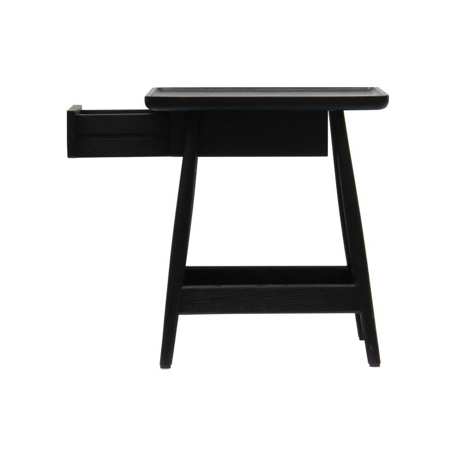 TRAY (BED)SIDE TABLE / BLACK OAK - Green Design Gallery