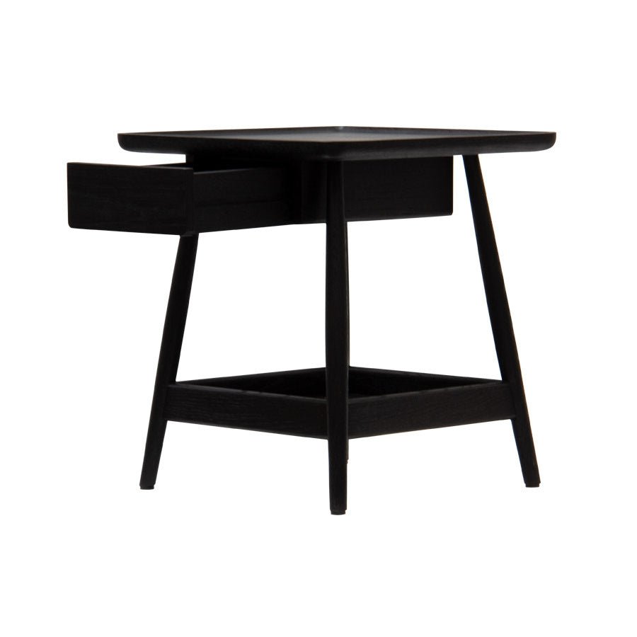 TRAY (BED)SIDE TABLE / BLACK OAK - Green Design Gallery