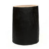 TRIBE SIDE TABLE + STOOL | BLACK + NATURAL - Green Design Gallery