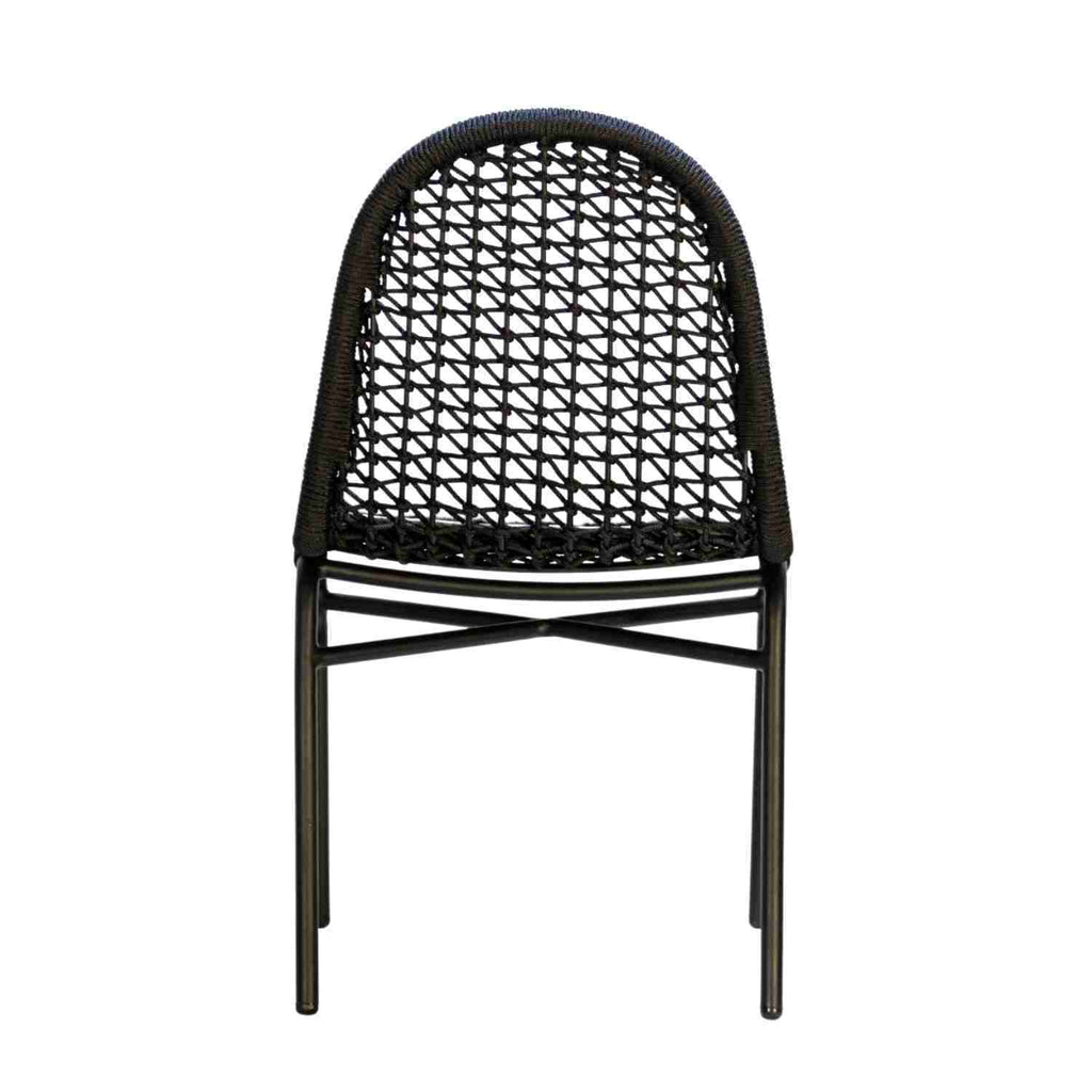 TROPICS DINING CHAIR | BLACK-GREY | IN-OUTDOORS - Green Design Gallery