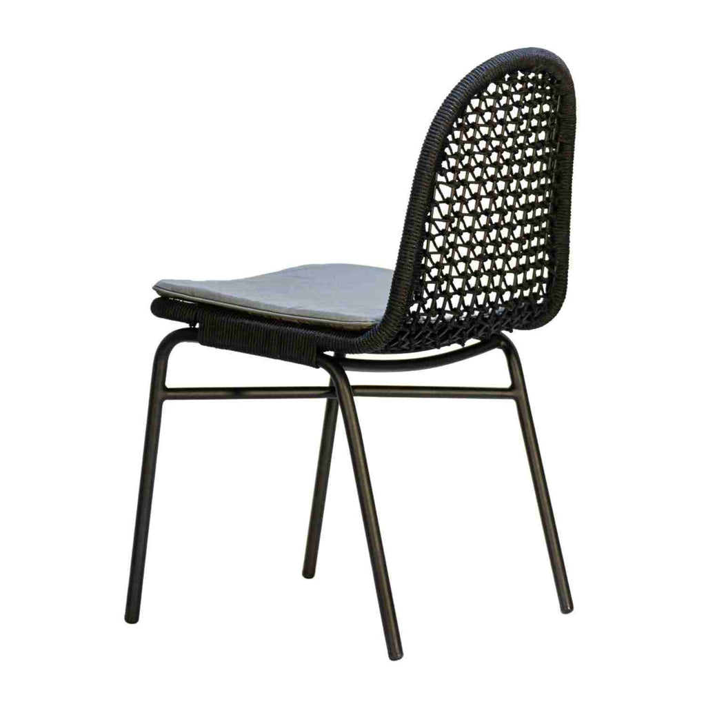 TROPICS DINING CHAIR | BLACK-GREY | IN-OUTDOORS - Green Design Gallery