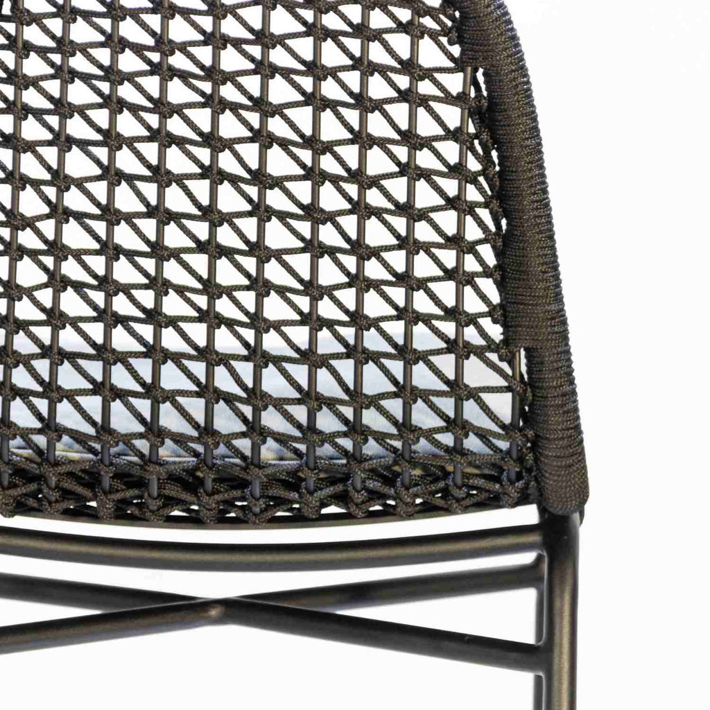 TROPICS DINING CHAIR | BLACK-GREY | IN-OUTDOORS - Green Design Gallery