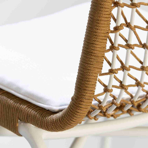 TROPICS DINING CHAIR | WHITE-NATURAL | IN-OUTDOORS - Green Design Gallery