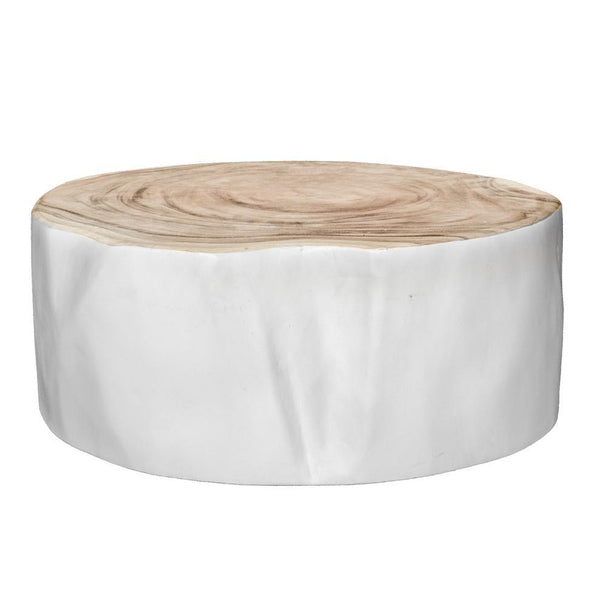 TRUNK COFFEE TABLE | WHITE - Green Design Gallery