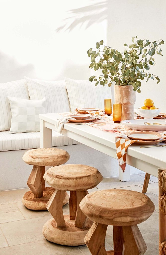 TSUANA STOOL | SIDE TABLE - Green Design Gallery