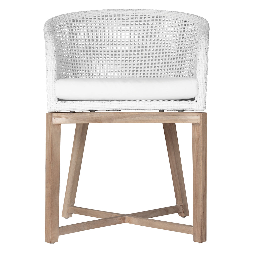 TULA DINING CHAIR | WHITE | IN-OUTDOORS - Green Design Gallery