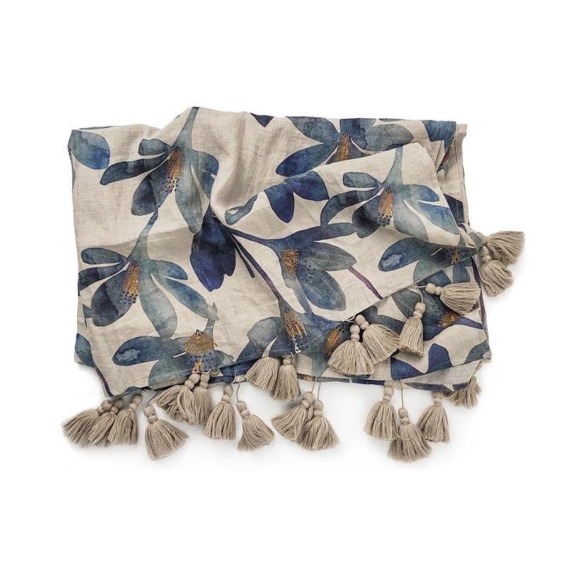 TULIP THROW | 100% LINEN - Green Design Gallery