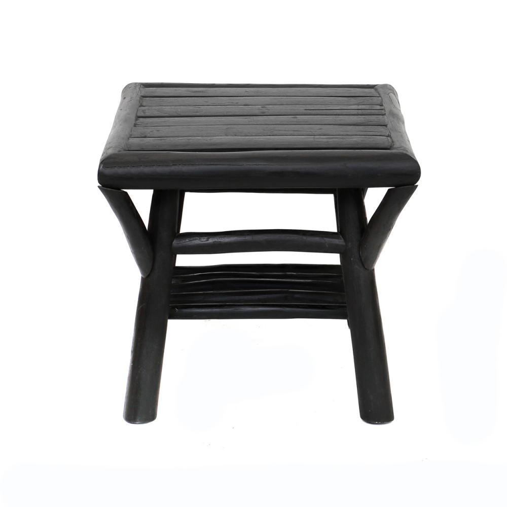 TULUM SIDE TABLE | BLACK | IN-OUTDOORS - Green Design Gallery