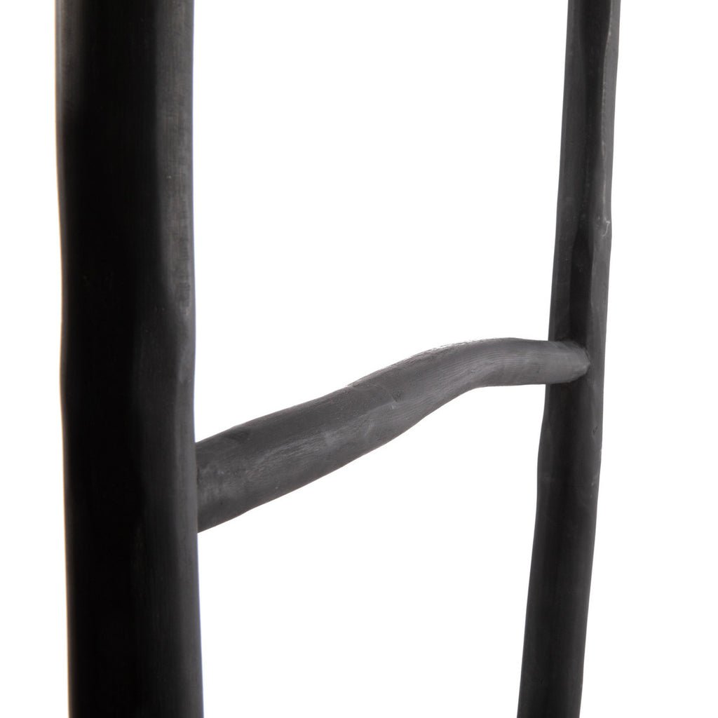 Natural Ladder TULUM TEAK LADDER | BLACK– Green Design Gallery