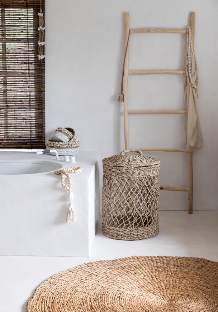 TULUM TEAK LADDER | NATURAL - Green Design Gallery