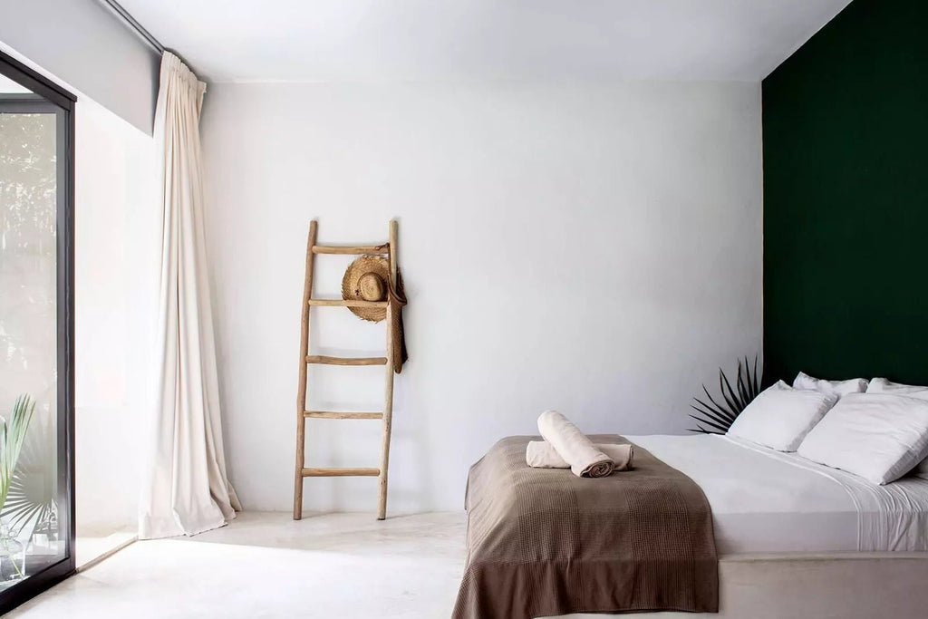 TULUM TEAK LADDER | NATURAL - Green Design Gallery