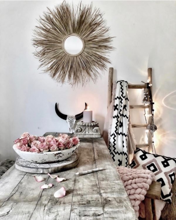 TULUM TEAK LADDER | NATURAL - Green Design Gallery