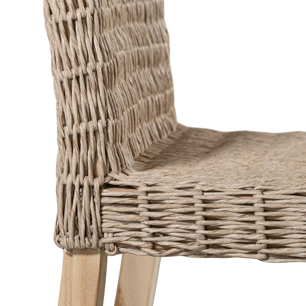 TUVULU OUTDOOR DINING CHAIR | NATURAL - Green Design Gallery