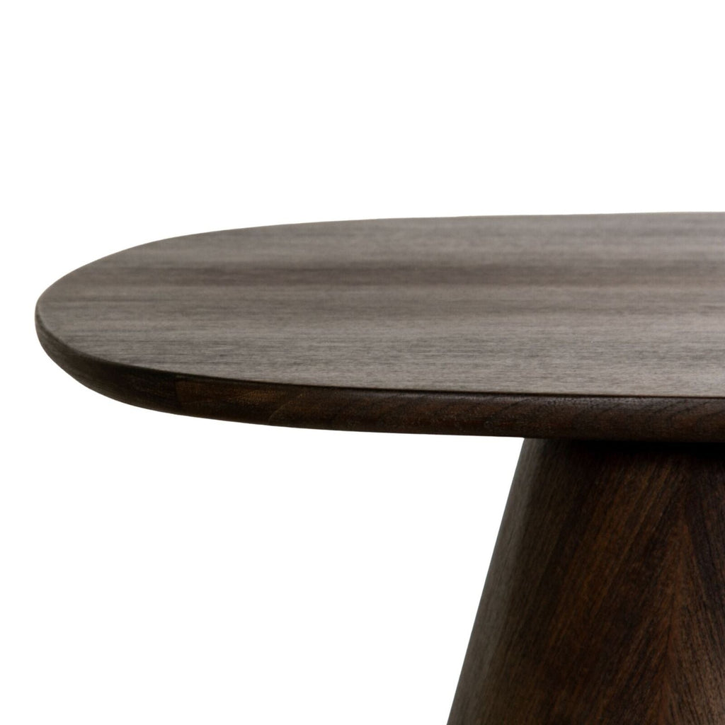 TYLER COFFEE TABLE | LOW | DARK WALNUT TEAK - Green Design Gallery