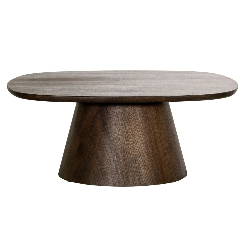 TYLER COFFEE TABLE | LOW | DARK WALNUT TEAK - Green Design Gallery