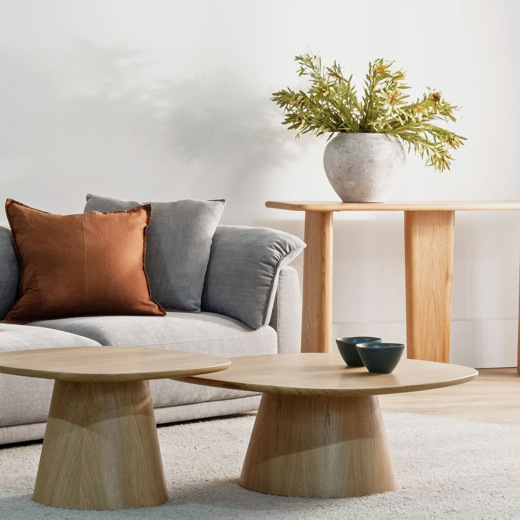 TYLER COFFEE TABLE | LOW | NATURAL OAK - Green Design Gallery