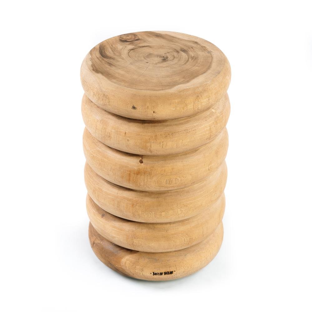 UMIKO SIDE TABLE + STOOL | NATURAL - Green Design Gallery