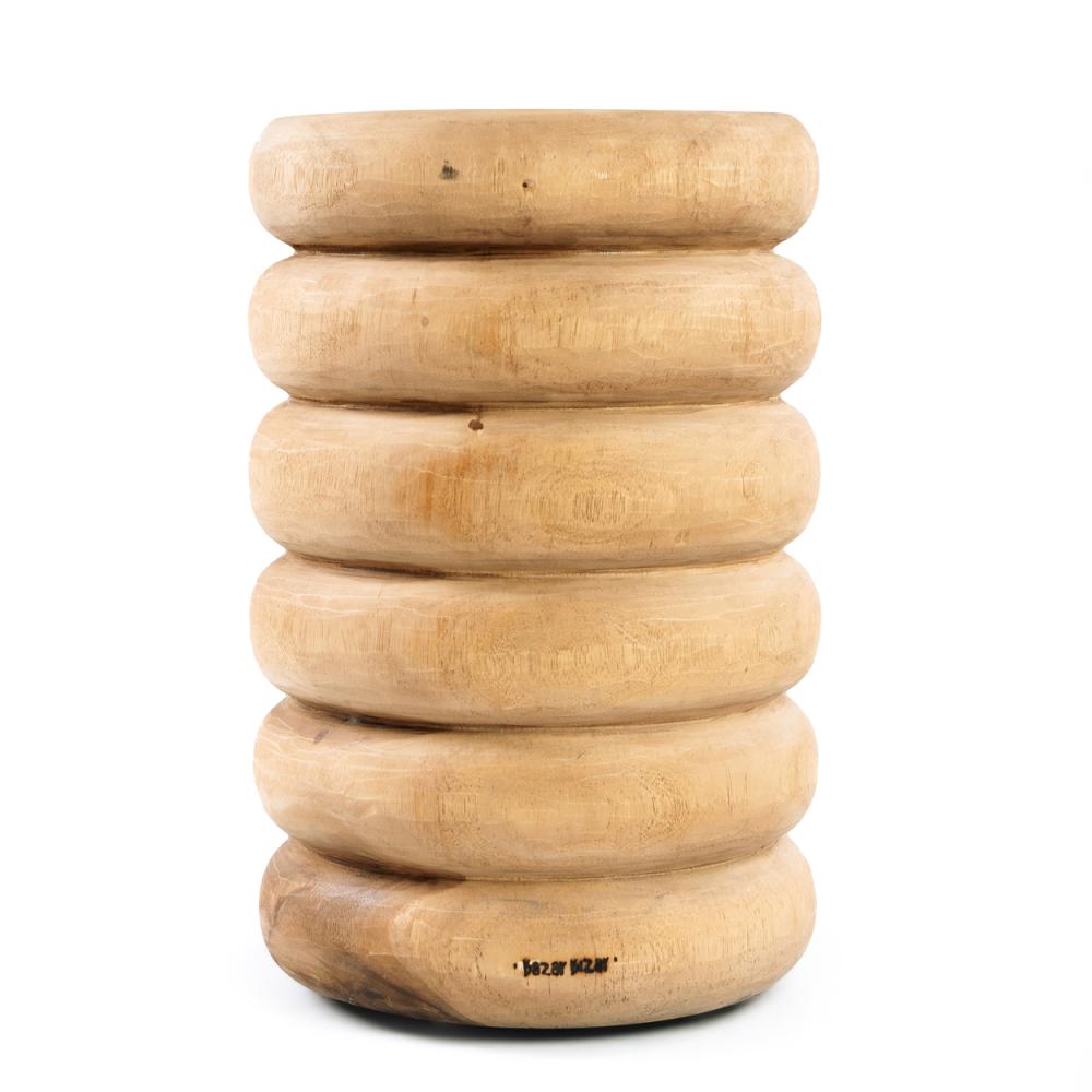 UMIKO SIDE TABLE + STOOL | NATURAL - Green Design Gallery