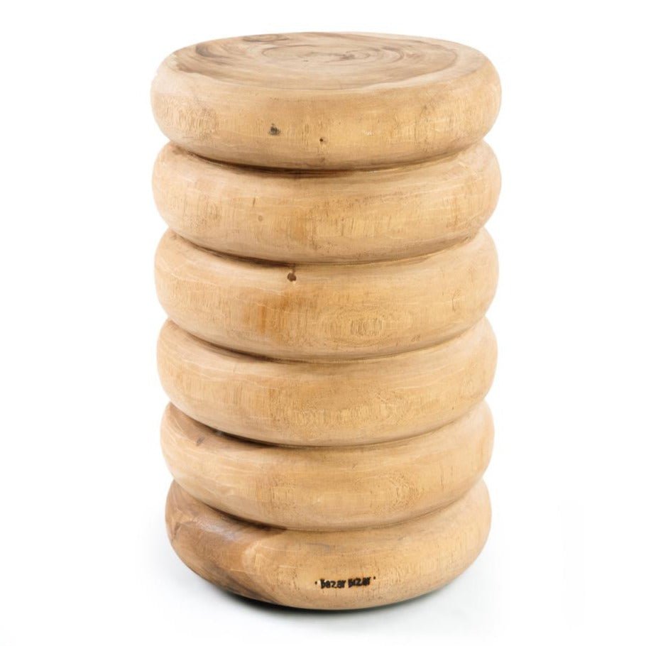 UMIKO SIDE TABLE + STOOL | NATURAL - Green Design Gallery