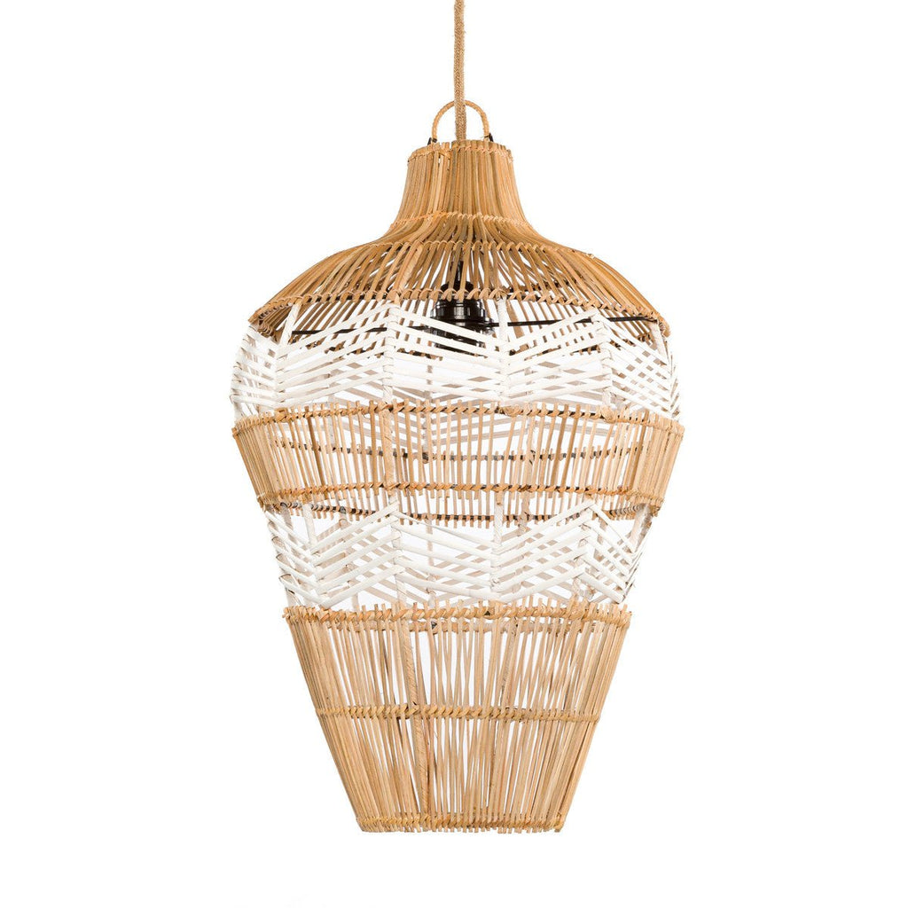 VAASE PENDANT / NATURAL RATTAN - Green Design Gallery