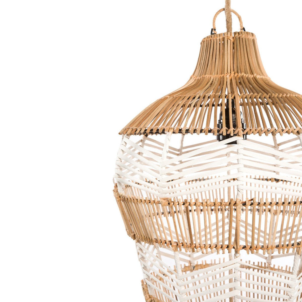 VAASE PENDANT / NATURAL RATTAN - Green Design Gallery