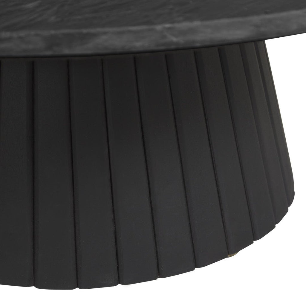 VAULT COFFEE TABLE | BLACK ACACIA +MARBLE - Green Design Gallery