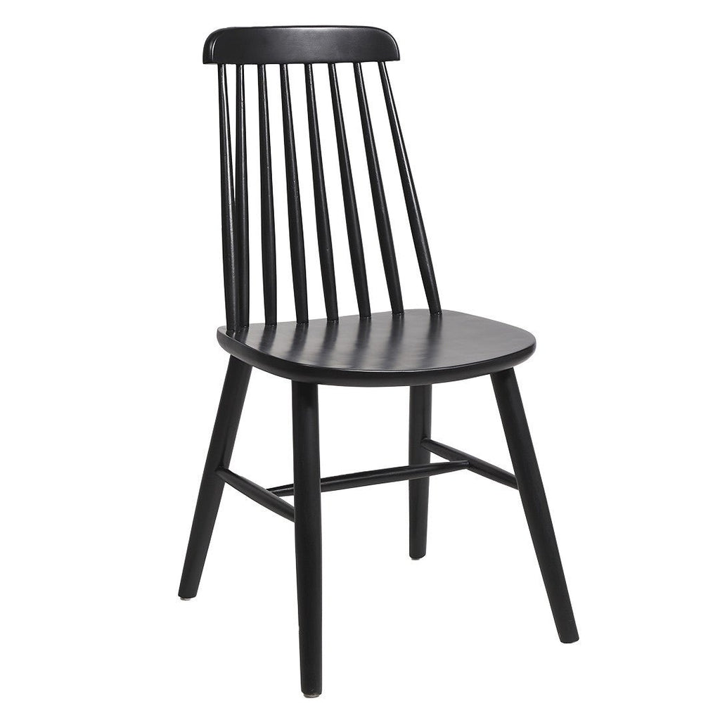 VAULT SPINDLE DINING CHAIR | BLACK OAK - Green Design Gallery
