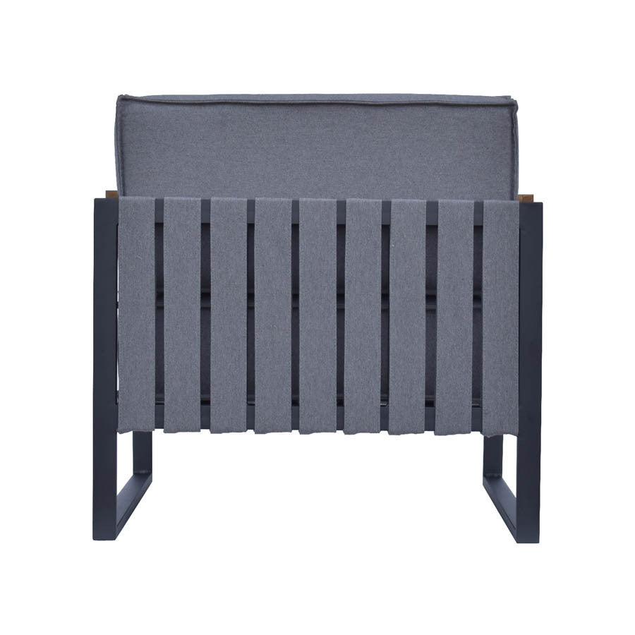 VELA LOUNGE CHAIR / BLACK (INDOOR-OUTDOOR) - Green Design Gallery