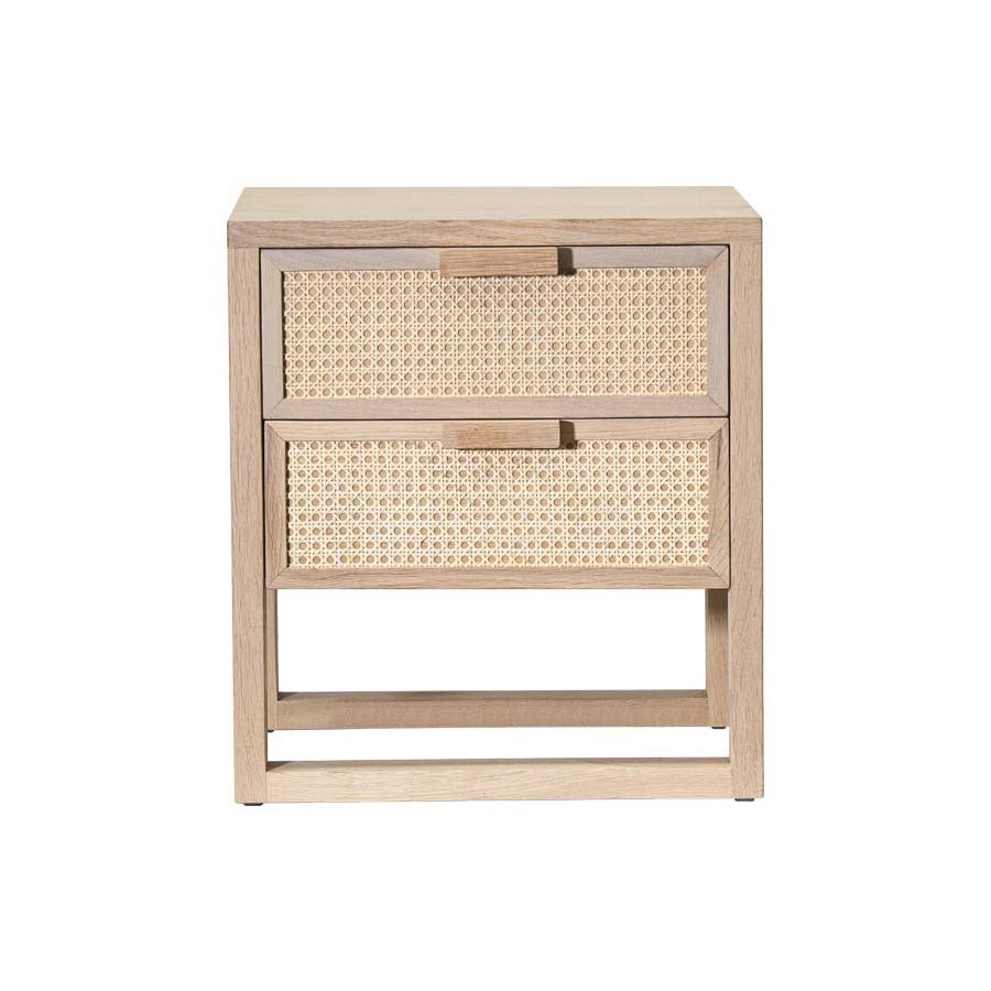 VIENNA 2 DRAWER (BED)SIDE TABLE / 2 COLOR OPTIONS - Green Design Gallery