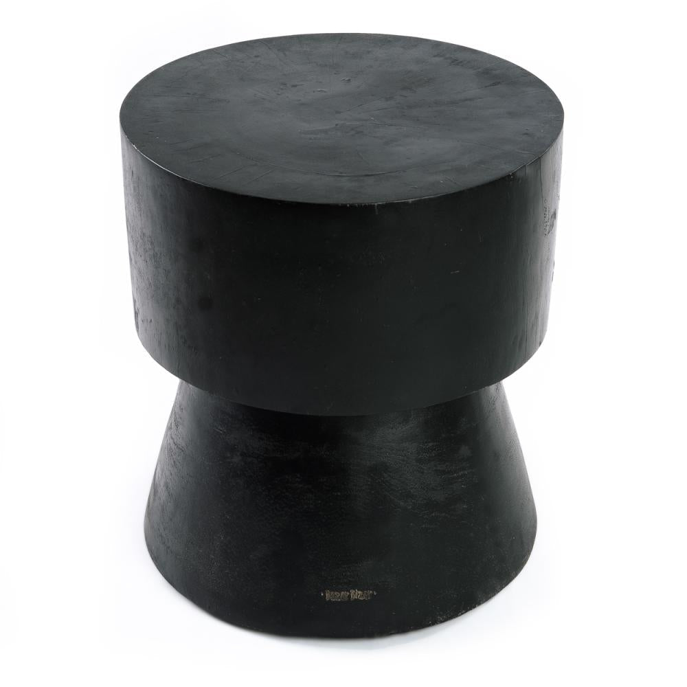 WARMI SIDE TABLE + STOOL | BLACK - Green Design Gallery