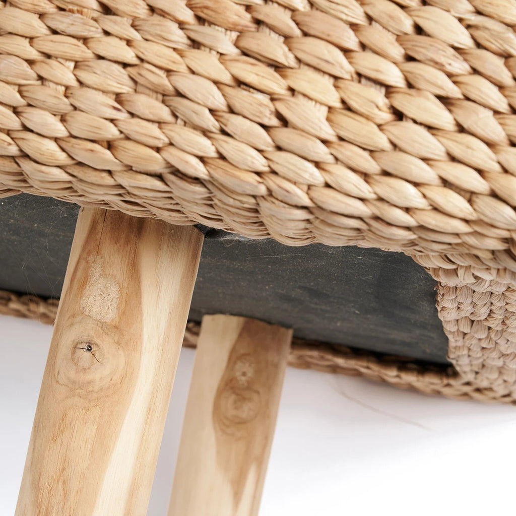 WATER HYACINTH BENCH | NATURAL - Green Design Gallery