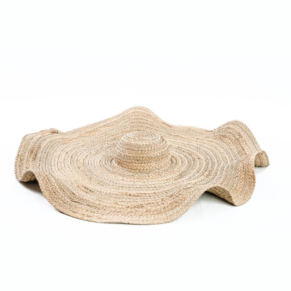 WATER HYACINTH OVERSIZED LOLITA HAT | NATURAL - Green Design Gallery