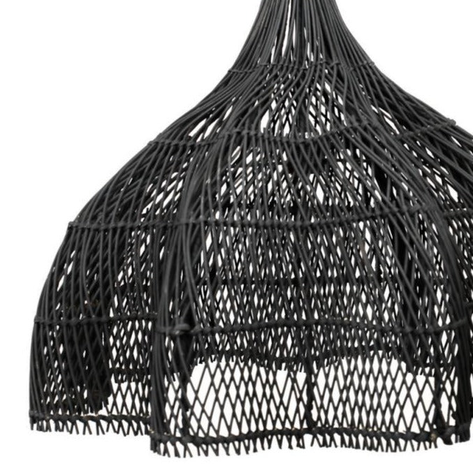 WHIPPED PENDANT SHADE | BLACK - Green Design Gallery