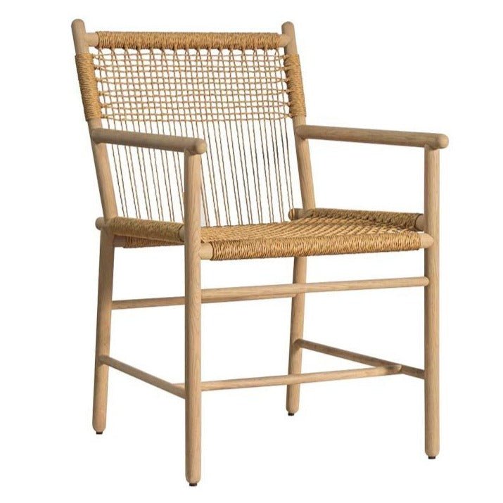 WIEV ARMCHAIR | NATURAL CORD + OAK - Green Design Gallery