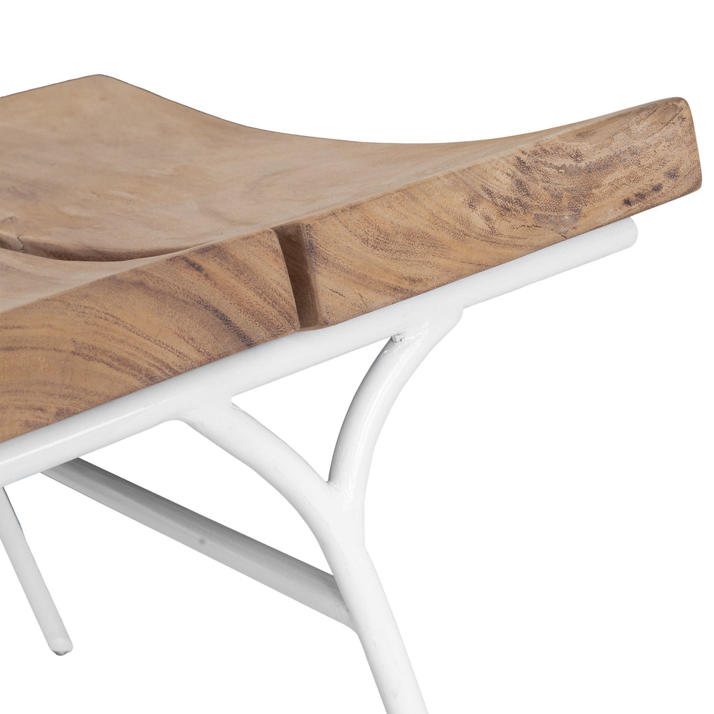 WILDERNESS OCCASIONAL CHAIR / NATURAL + WHITE - Green Design Gallery