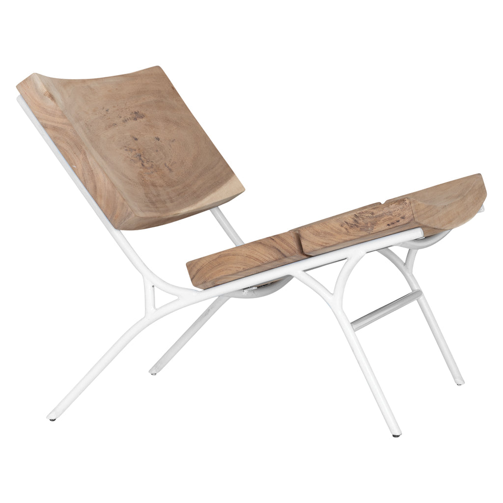 WILDERNESS OCCASIONAL CHAIR / NATURAL + WHITE - Green Design Gallery