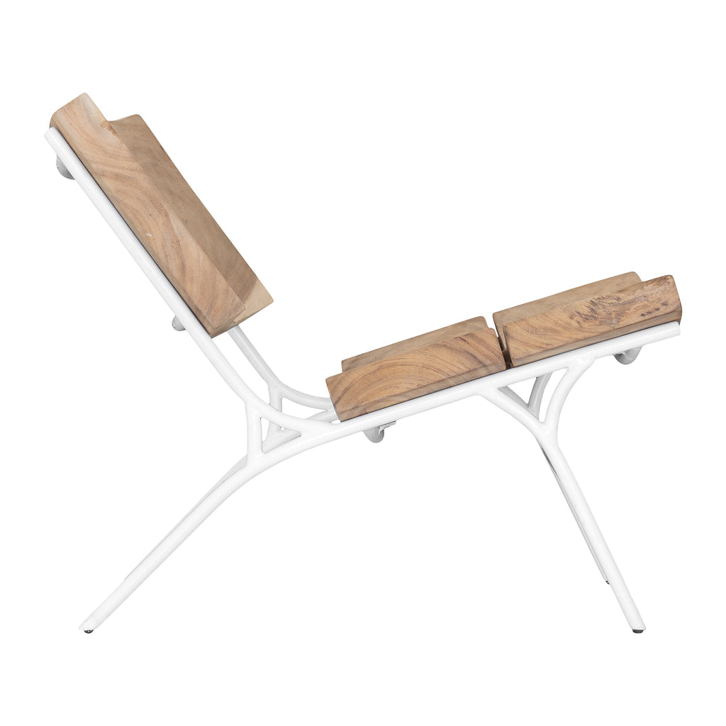 WILDERNESS OCCASIONAL CHAIR / NATURAL + WHITE - Green Design Gallery