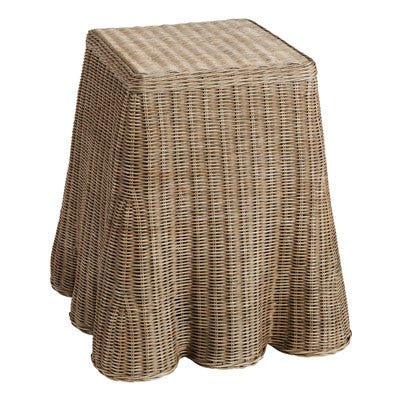 WILLOW SIDE TABLE | NATURAL RATTAN - Green Design Gallery