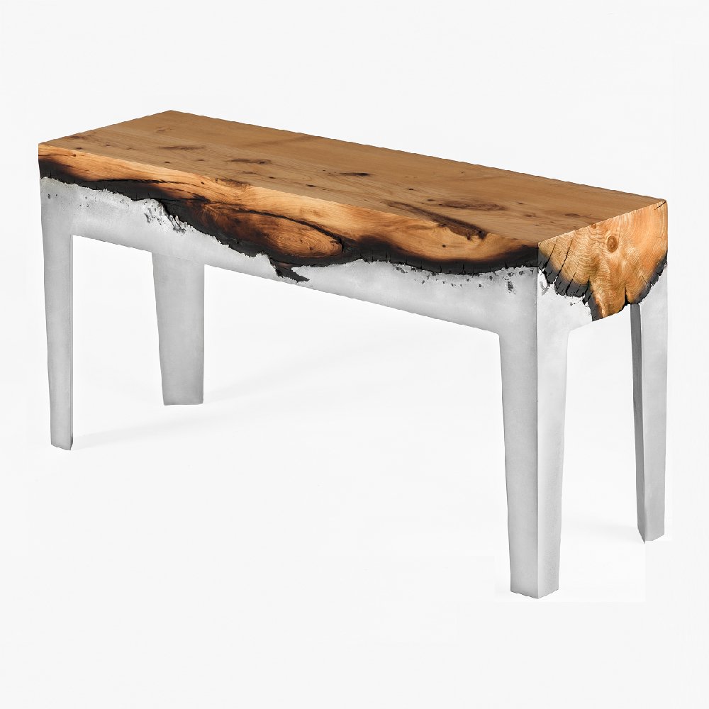 Wood Casting Coffee Table / Cypress or Eucalyptus - Green Design Gallery