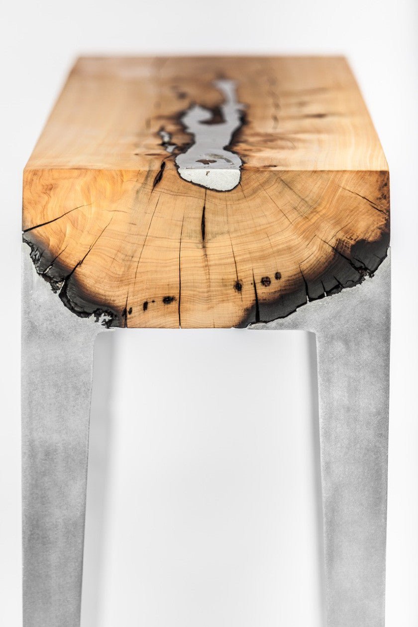 Wood Casting Coffee Table / Cypress or Eucalyptus - Green Design Gallery