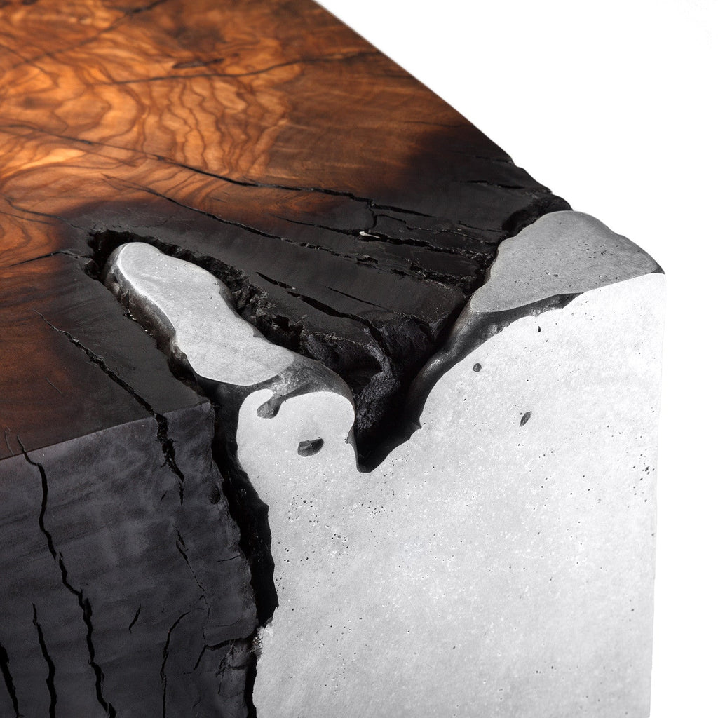 Wood Casting Coffee Table / Cypress or Eucalyptus - Green Design Gallery