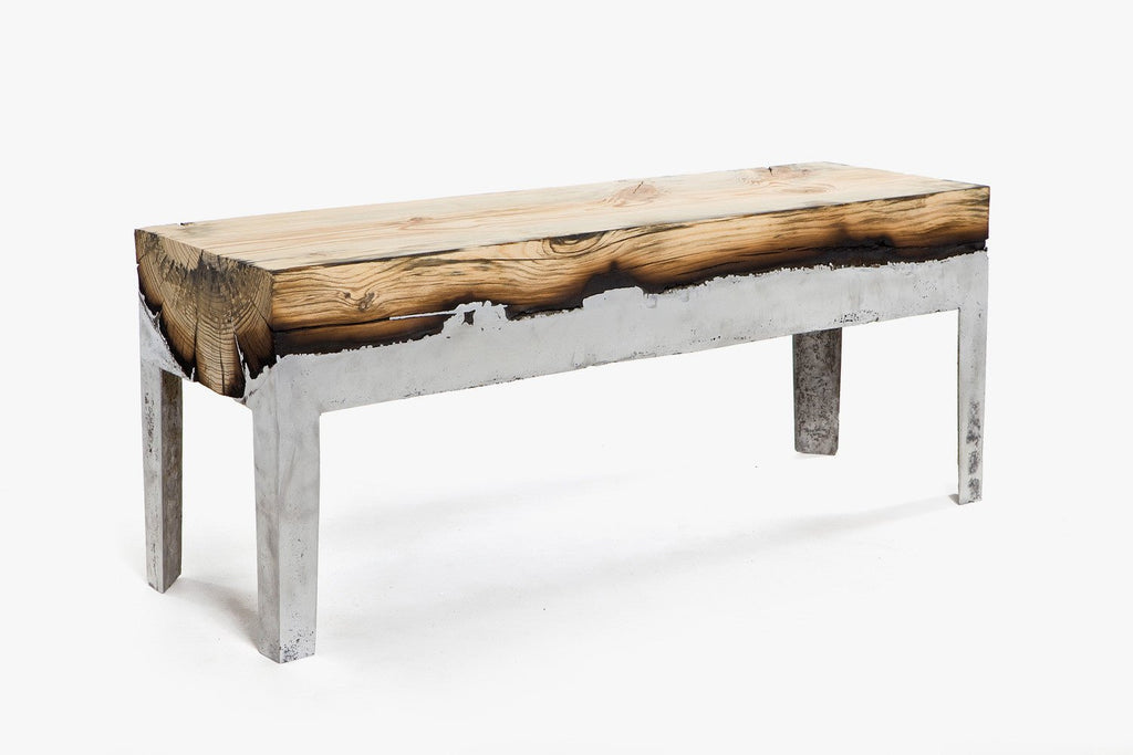 Wood Casting Coffee Table / Cypress or Eucalyptus - Green Design Gallery