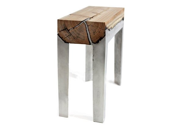 Wood Casting Coffee Table / Cypress or Eucalyptus - Green Design Gallery