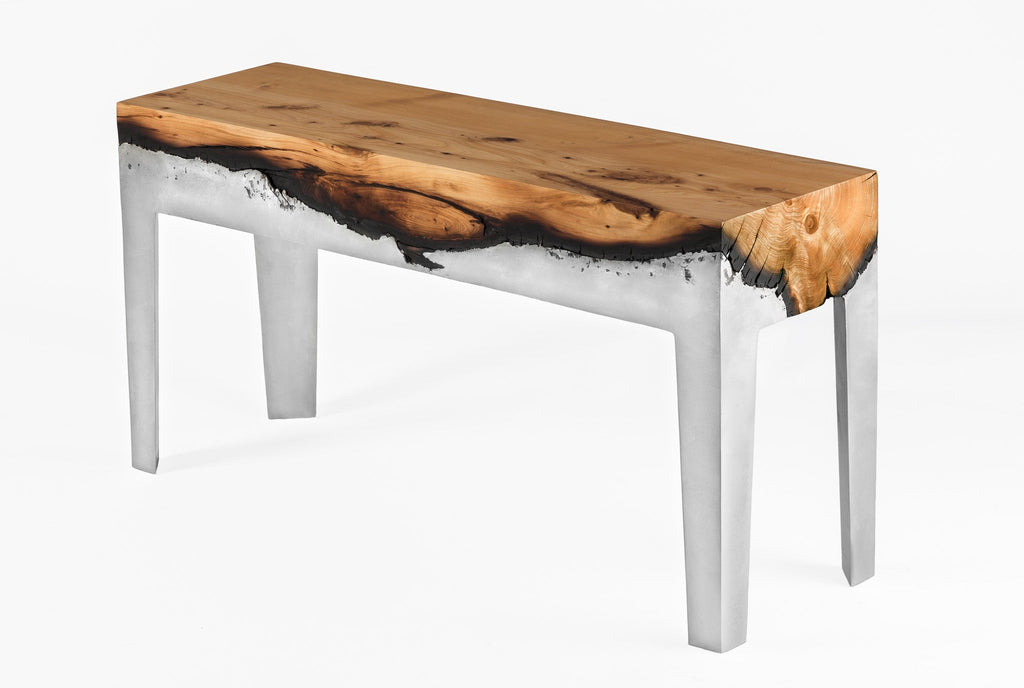 Wood Casting Coffee Table / Cypress or Eucalyptus - Green Design Gallery