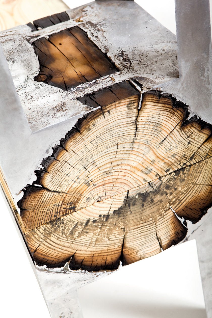 Wood Casting Coffee Table / Cypress or Eucalyptus - Green Design Gallery